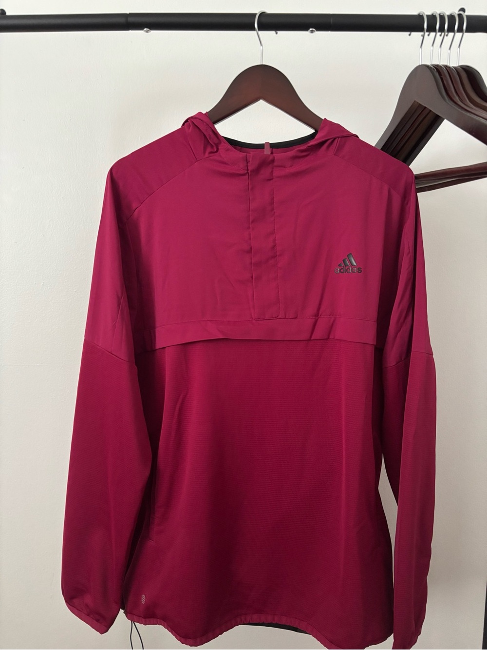 adidas Pink Half-Zip Performance Pullover